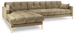 Ecksofa MAMAIA 5 Sitzplätze Beige