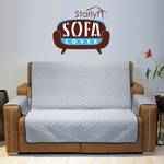 Sofa Cover 2 Sitzer Sofaschoner Schwarz