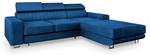 Ecksofa NOTO L-S Blau - Ecke davorstehend links