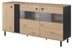 Kommode MADIS COD165 3D Beige - Holzwerkstoff - Kunststoff - 165 x 82 x 40 cm