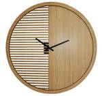 Horloge murale BOSSIFA Beige - Bois manufacturé - 4 x 40 x 40 cm