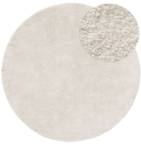 Tapis Tacoma Blanc - Textile - 160 x 1 x 160 cm