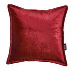 Kissenhülle Glam samtweich glänzend Hochglanz Rot - 45 x 45 cm