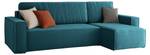 Ecksofa MARIS Stoff Swing Marineblau - Ecke davorstehend rechts