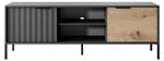 Meuble tv RAVE RTV154 2D Beige - Noir