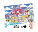 Malpuzzle Piraten Malpuzzle 100 Teile Papier - 25 x 6 x 25 cm