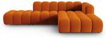 modulares Ecksofa LUPINE 5 Sitzplätze Braun