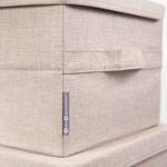 Aufbewahrungsbox SOFT Beige - Textil - 30 x 22 x 40 cm