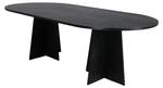 Table à manger BOOTCUT DT115 Noir - Bois manufacturé - Matière plastique - 115 x 75 x 230 cm