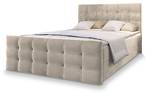 Boxspringbett AMON Beige - Breite: 160 cm