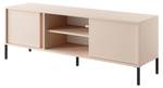 Meuble tv DAST RTV154 2D Beige - Bois manufacturé - Matière plastique - 154 x 54 x 40 cm