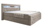 Boxspringbett Menzogna Beige - Breite: 140 cm - H3