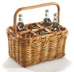 Flaschenhalter BRAIDBOTTLE6 Braun - Rattan - 25 x 21 x 37 cm