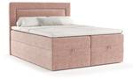 Boxspringbett Palmera Pink - Breite: 140 cm