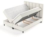 Premium Boxspringbett Anabelle Creme - Breite: 200 cm