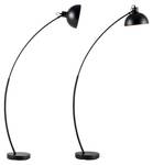 Lampadaire Derby Noir - Métal - 25 x 160 x 25 cm