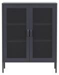 Vitrinenschrank MISHA SC80 2D Grau