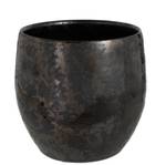 Cache pot antique en ceramique noir de g Schwarz - Keramik - Ton - 22 x 23 x 22 cm