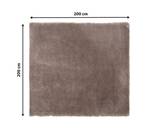 Tapis à poil long EVREN Marron - Marron clair - 200 x 200 x 200 cm