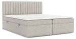 Boxspringbett Maldon Graubraun - Breite: 180 cm