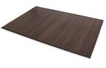 Tapis angulaire en bambou 203 Marron - Marron foncé - 200 x 200 cm