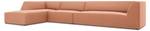 Ecksofa RUBY 5 Sitzplätze Pink