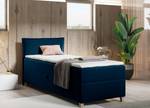 Boxspringbett Einzelbett Martines Mini Blau - Breite: 70 cm