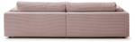 Big Sofa RAINA Pink - Breite: 254 cm - Textil