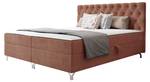 Boxspringbett Chester Altrosa - Breite: 206 cm