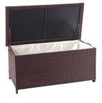 Poly-Rattan Kissenbox D88 170l Braun