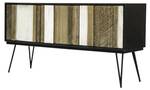 Sideboard ADESSO SB155 3D Beige - Massivholz - Holzart/Dekor - 155 x 80 x 45 cm