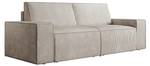 Canapé AMELIA Beige - Textile - 95 x 84 x 230 cm