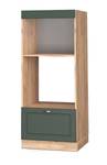 Armoire micro-ondes Fame-Line 38428 Vert - Imitation chêne truffier de sonoma