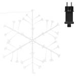 Weihnachtsdeko LED Schneeflocke Weiß - Metall - 87 x 10 x 87 cm
