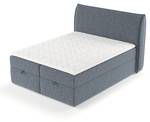 Boxspringbett Mensa Blau - Breite: 200 cm