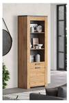 Vitrinenschrank Follow Beige - Holzwerkstoff - 40 x 199 x 73 cm