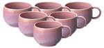 Espressotassen Perlemor Coral 6er Set Rosé - Anzahl Teile im Set: 6