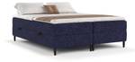 Boxspringbett Malte Marineblau - Breite: 140 cm - H3