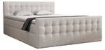 Boxspringbett Pumikas Ecru - Breite: 140 cm