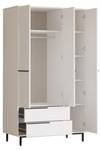 Kleiderschrank OCEAN WR112 3D2D6S Weiß