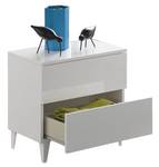 Table de chevet Nashville Blanc - Bois manufacturé - 50 x 49 x 34 cm