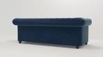 Sofa Karl 3-Sitzer, Chesterfield Marineblau