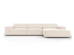 Ecksofa JODIE 4 Sitzplätze Beige