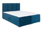 Boxspringbett ARIZO BIS Blau - Holzwerkstoff - 162 x 118 x 210 cm