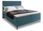 Boxspringbett MURI Nachtblau - Breite: 140 cm