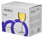 Krosno Pure Verres à vin blanc Verre - 8 x 19 x 8 cm