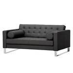 Sofa Chelsea (2-Sitzer) Echtleder Echtleder Gad: Anthrazit - Kufen