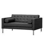 Sofa Chelsea (2-Sitzer) Echtleder Echtleder Gad: Anthrazit - Zylinder