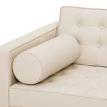 Sofa Chelsea (2-Sitzer) Echtleder Echtleder Gad: Creme - Kufen