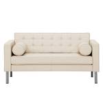 Sofa Chelsea (2-Sitzer) Echtleder Echtleder Gad: Creme - Zylinder